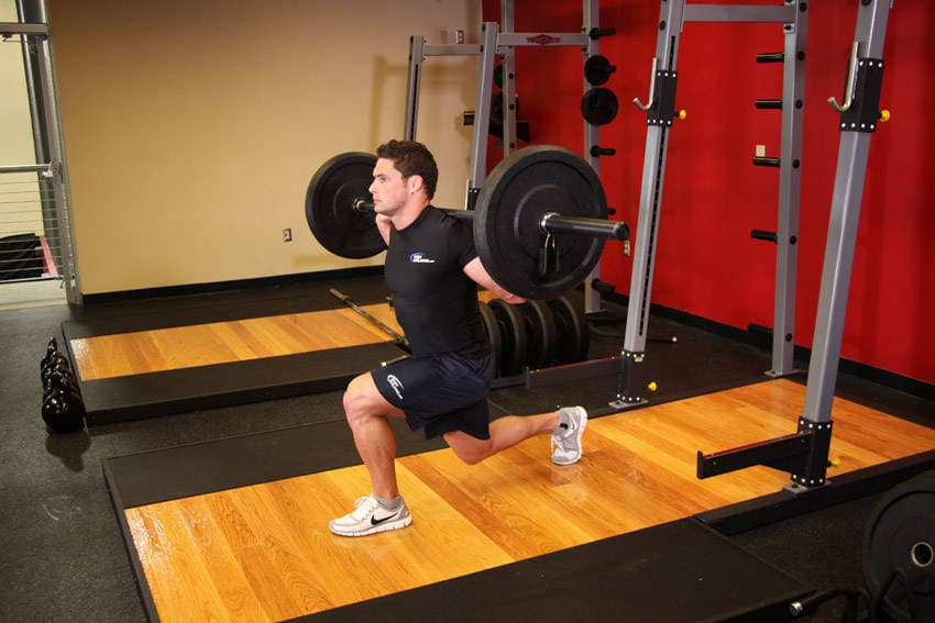 Barbell Lunge — النهاية