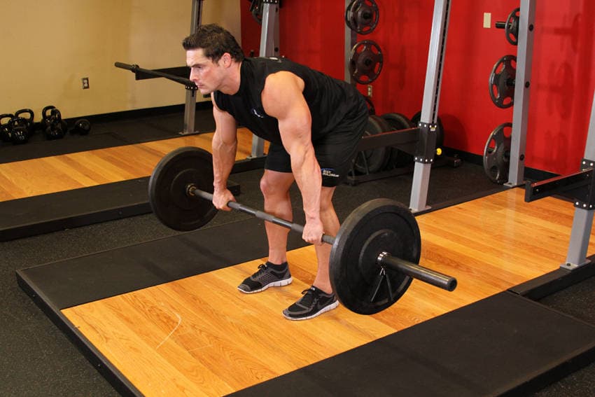 Barbell Rear Delt Row — البداية