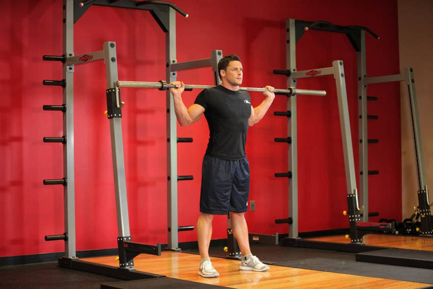 Barbell Side Bend — البداية