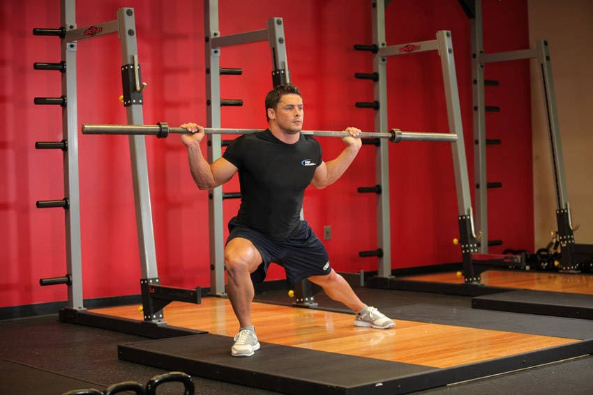 Barbell Side Split Squat — النهاية