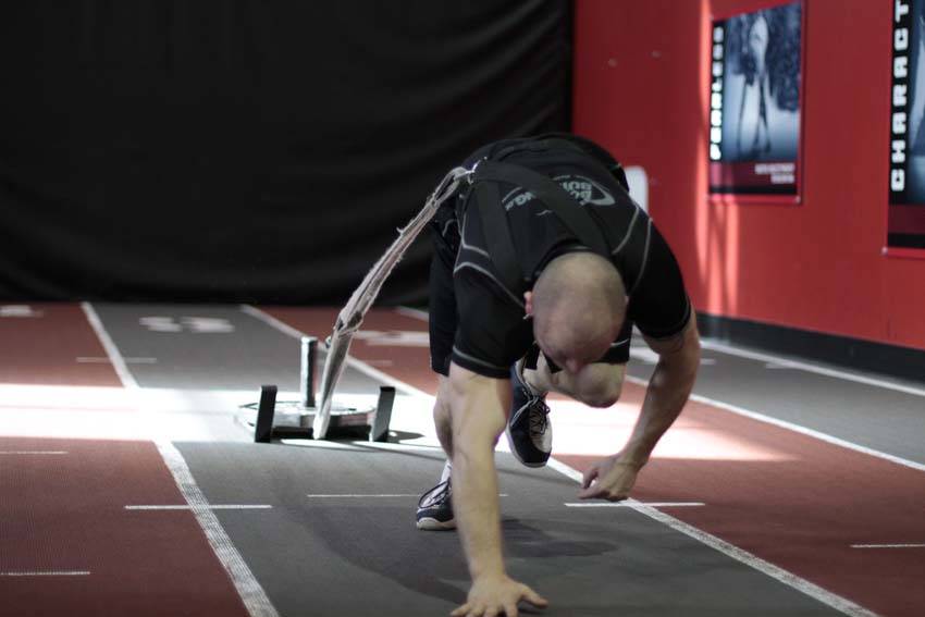 Bear Crawl Sled Drags — النهاية