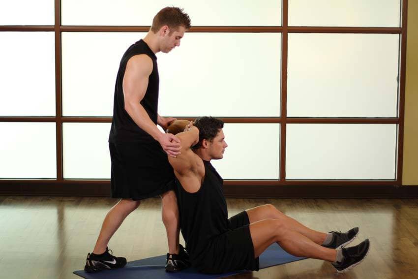 Behind Head Chest Stretch — النهاية
