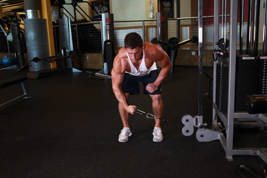 Bent Over Low-Pulley Side Lateral — البداية