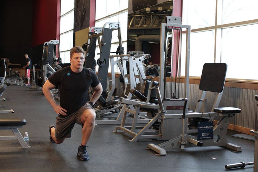 Bodyweight Walking Lunge — النهاية