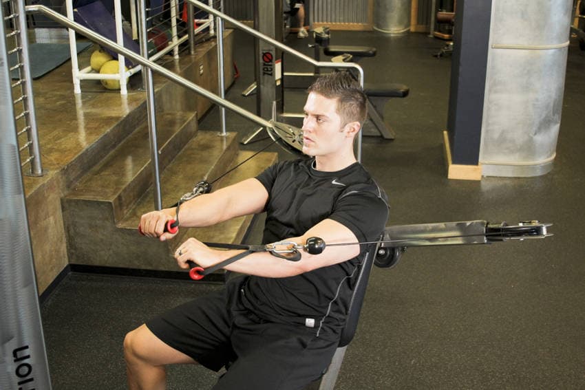 Cable Chest Press — النهاية