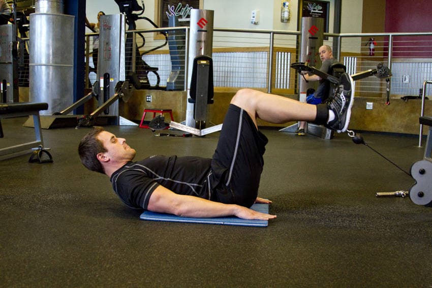 Cable Reverse Crunch — النهاية