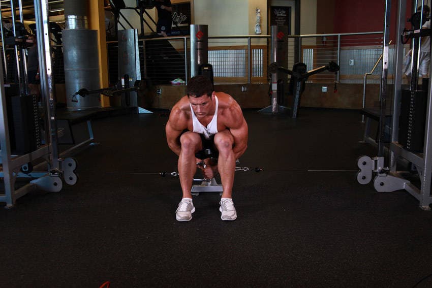 Cable Seated Lateral Raise — البداية