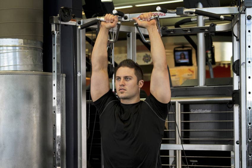 Cable Shoulder Press — النهاية
