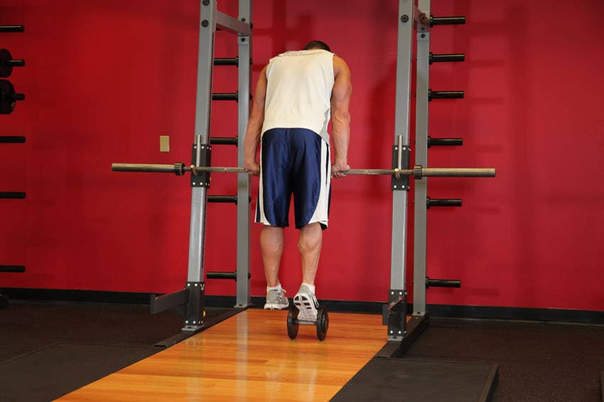 Calf Raise On A Dumbbell — النهاية