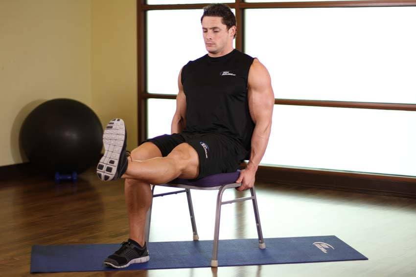 Chair Leg Extended Stretch — النهاية