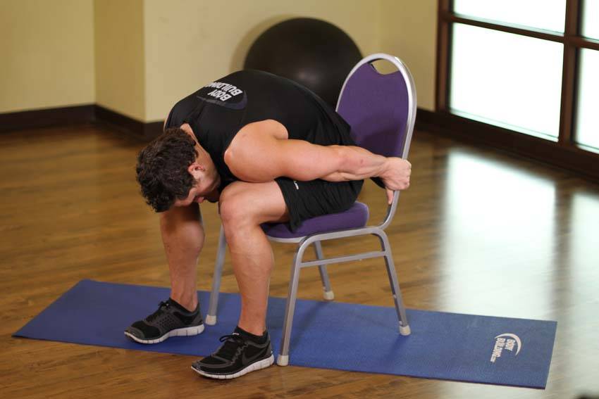 Chair Upper Body Stretch — النهاية