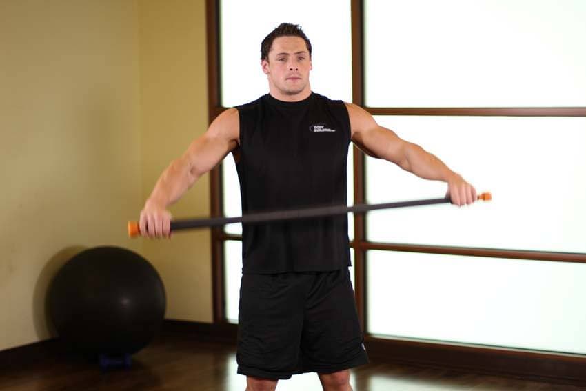 Chest And Front Of Shoulder Stretch — البداية