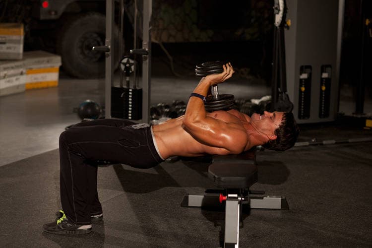 Close-Grip Dumbbell Press — النهاية