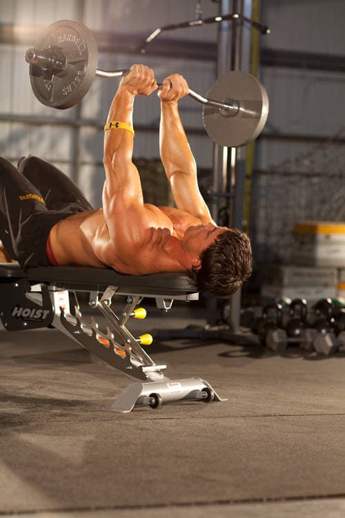 Close-Grip EZ-Bar Press — البداية