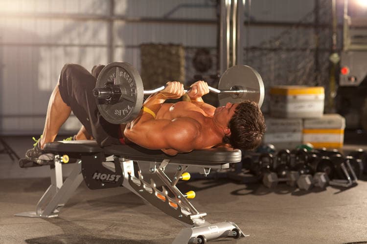 Close-Grip EZ-Bar Press — النهاية
