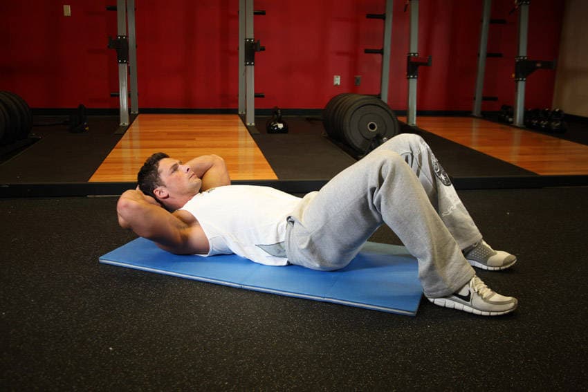 Cross-Body Crunch — البداية