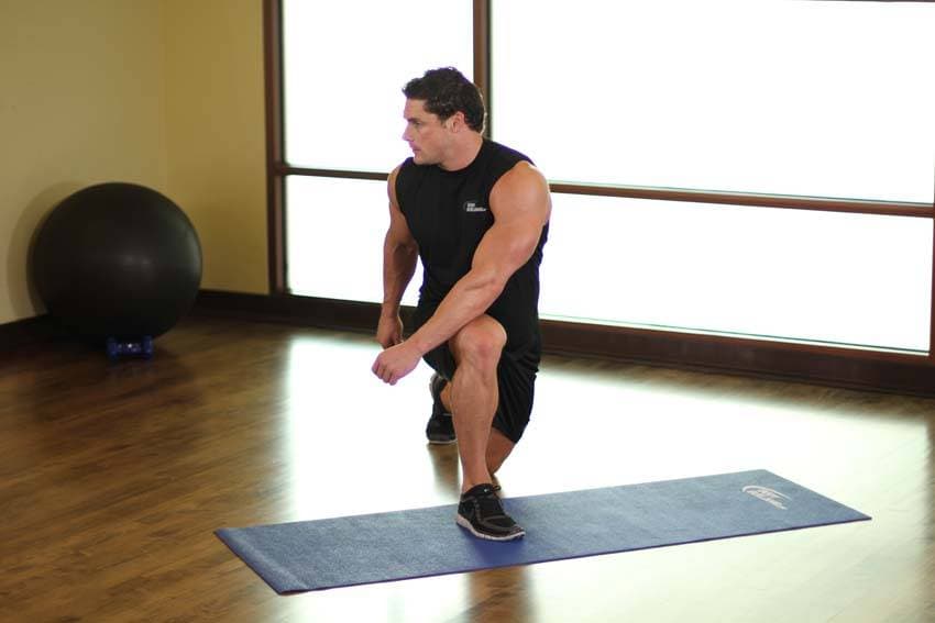 Crossover Reverse Lunge — النهاية