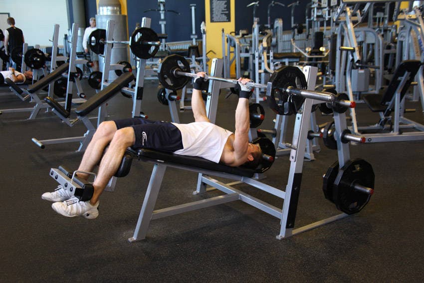 Decline Barbell Bench Press — النهاية