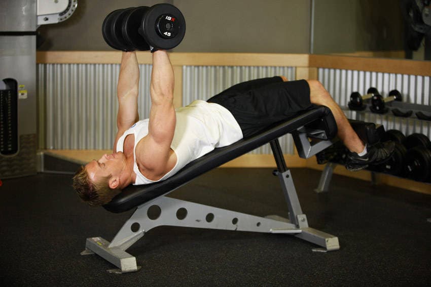 Decline Dumbbell Bench Press — النهاية