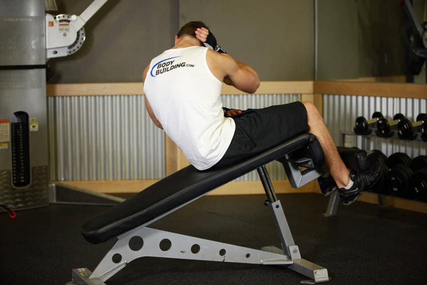 Decline Oblique Crunch — النهاية