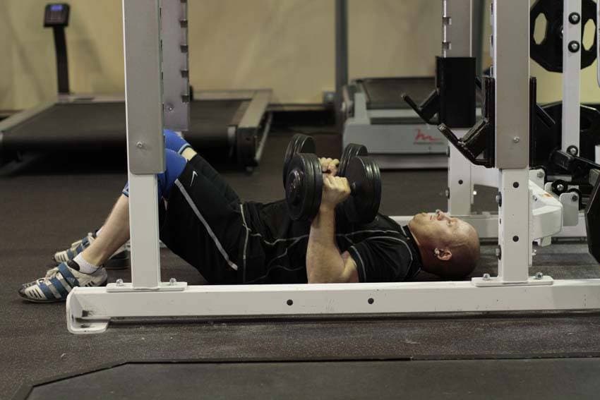 Dumbbell Floor Press — النهاية
