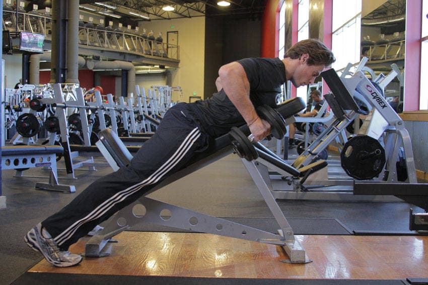 Dumbbell Incline Row — النهاية