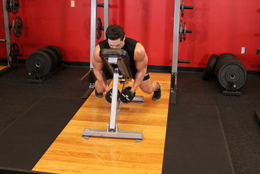 Dumbbell Lying Rear Lateral Raise — البداية