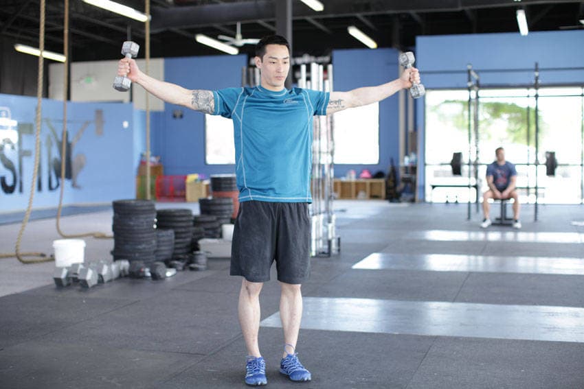 Dumbbell Scaption — النهاية