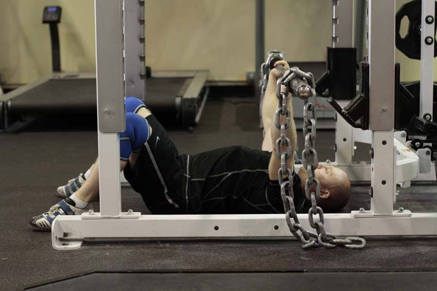 Floor Press with Chains — البداية