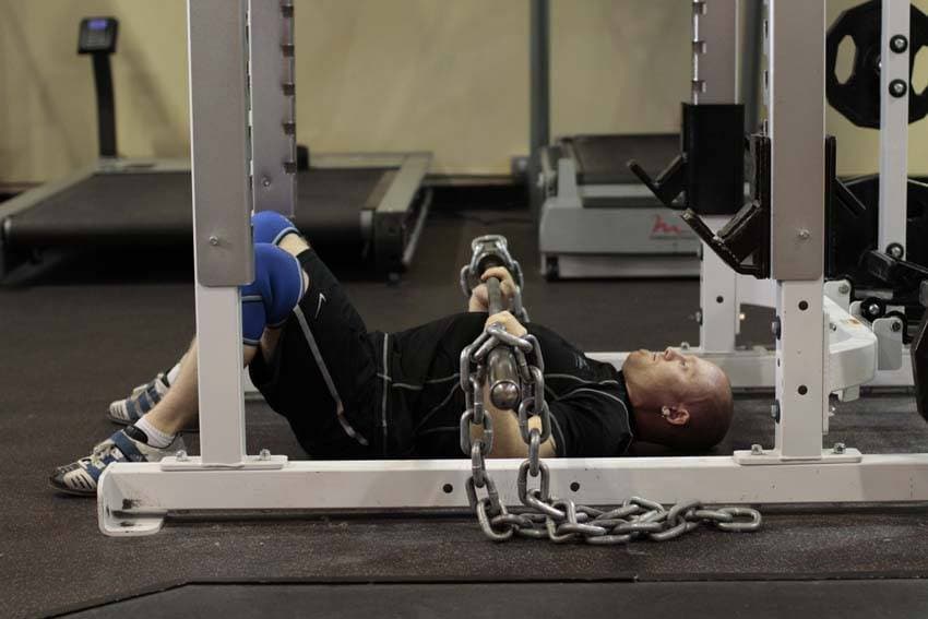 Floor Press with Chains — النهاية