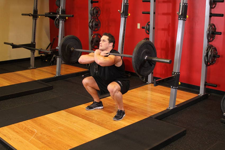 Front Barbell Squat — النهاية