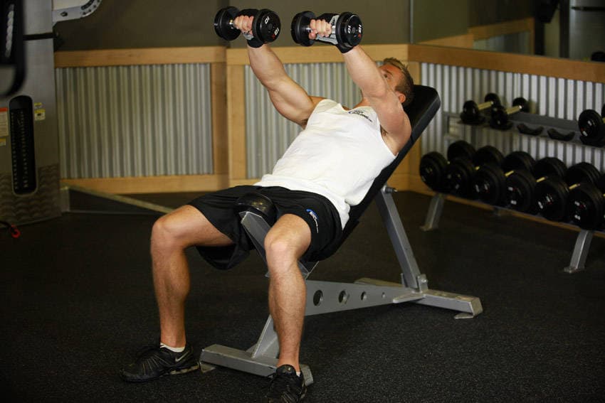 Front Incline Dumbbell Raise — النهاية