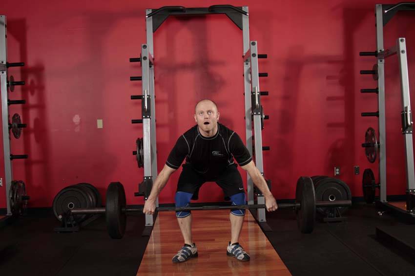 Hang Snatch - Below Knees — البداية