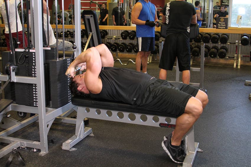 High Cable Curls — النهاية