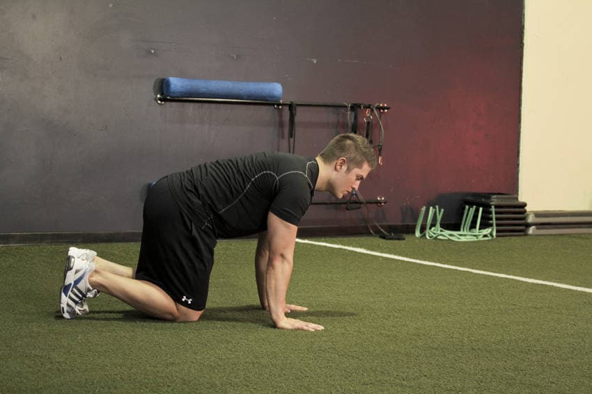Hip Circles (prone) — البداية