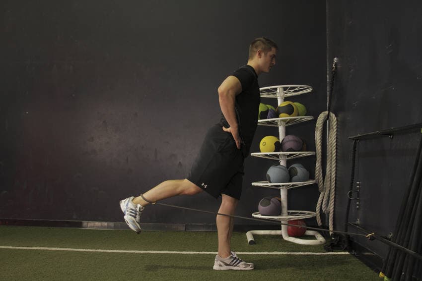 Hip Extension with Bands — النهاية