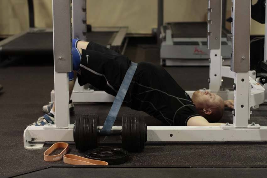 Hip Lift with Band — النهاية