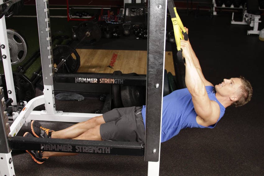 Inverted Row with Straps — البداية