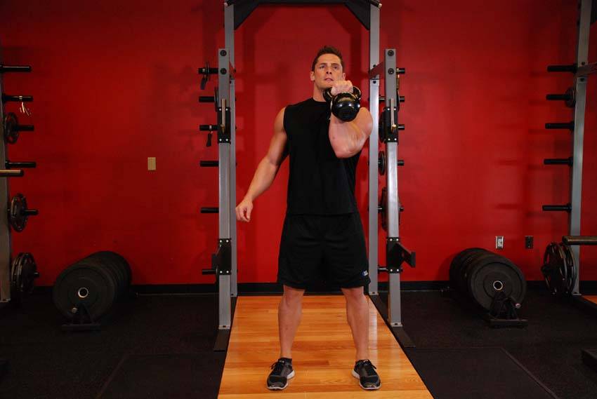 Kettlebell Arnold Press — البداية