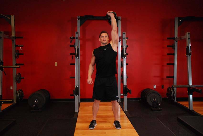 Kettlebell Arnold Press — النهاية