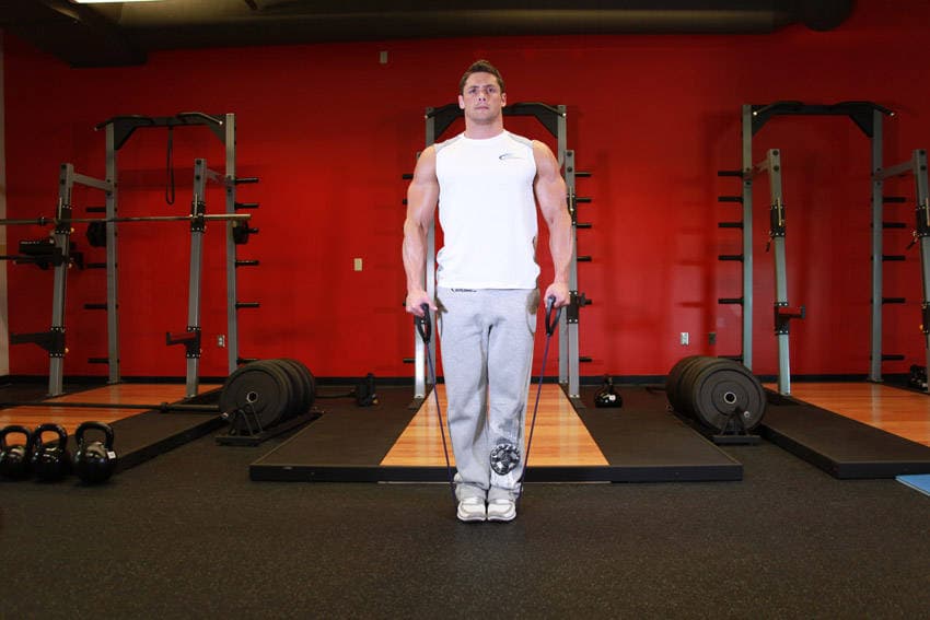 Lateral Raise - With Bands — البداية