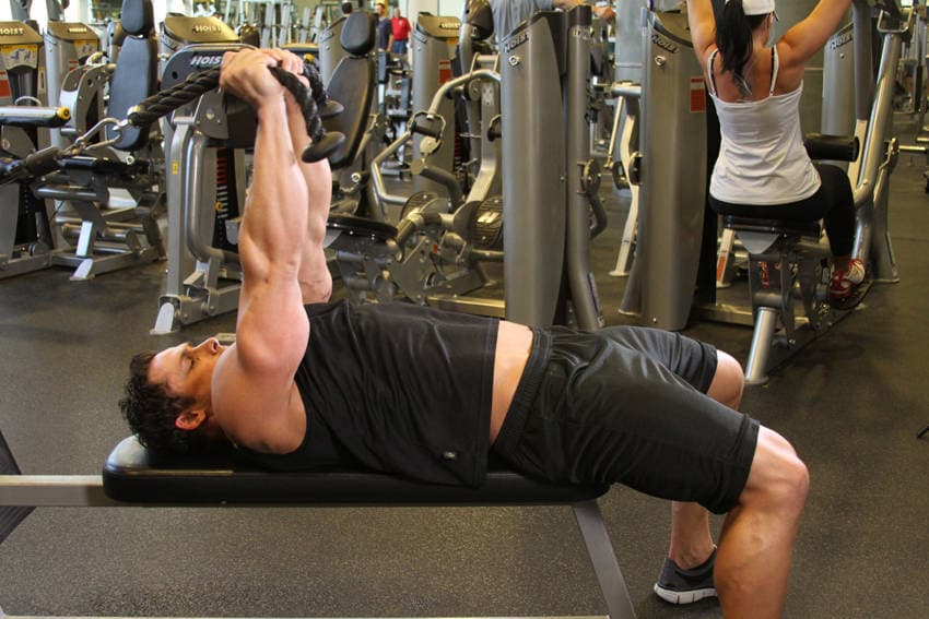 Low Cable Triceps Extension — النهاية
