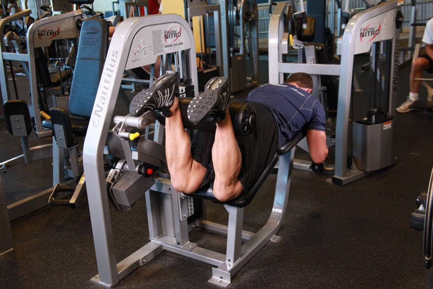Lying Leg Curls — النهاية