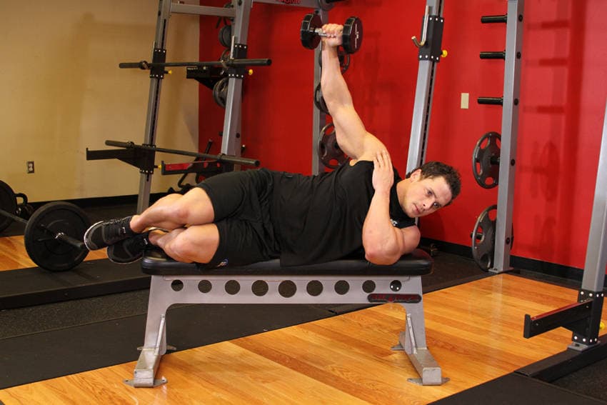 Lying One-Arm Lateral Raise — النهاية