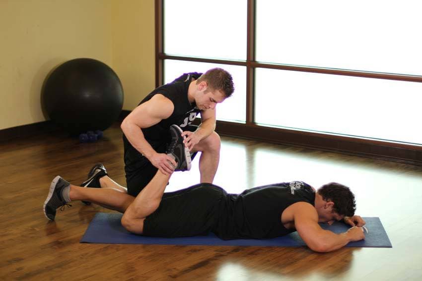 Lying Prone Quadriceps — النهاية