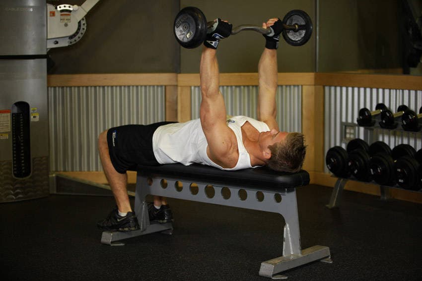 Lying Triceps Press — البداية