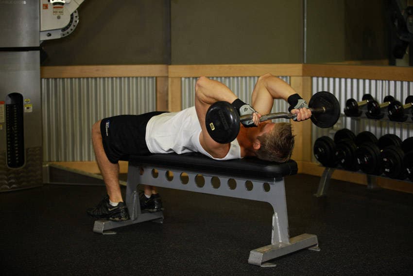 Lying Triceps Press — النهاية