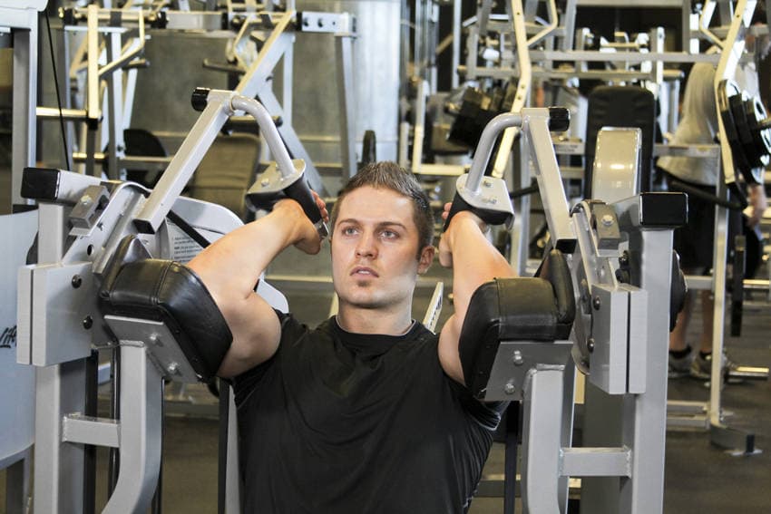 Machine Triceps Extension — البداية