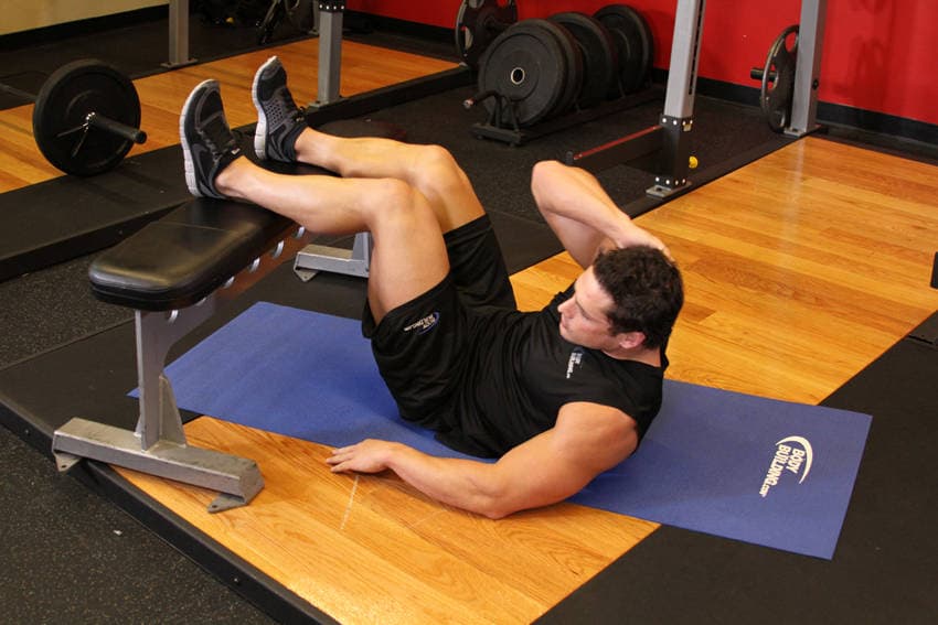 Oblique Crunches — النهاية