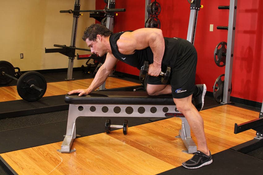 One-Arm Dumbbell Row — النهاية